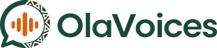 OlaVoices - Authentic Nigerian West African Voice Actor Logo